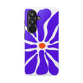 Bold Purple Daisy Tough Phone Case — Protective Floral iPhone Cover