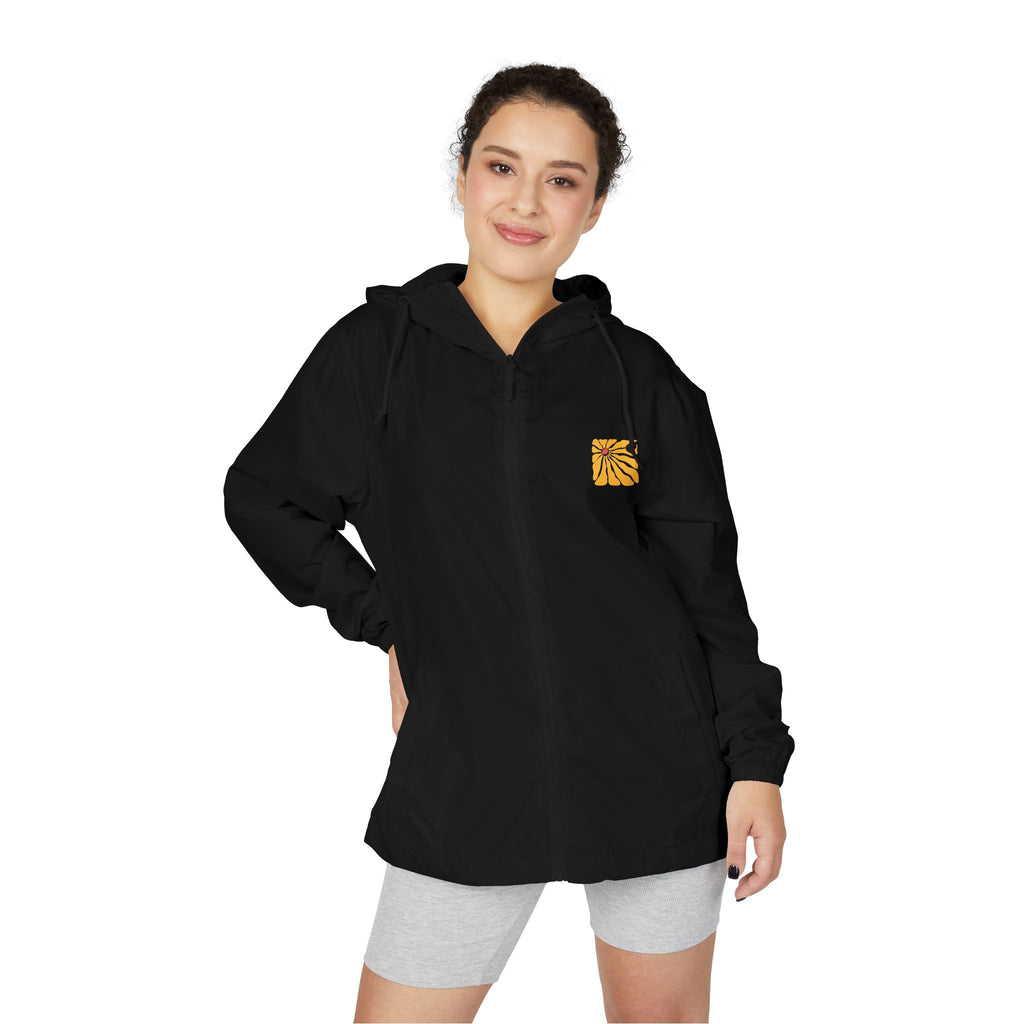 Sunburst Patch Windbreaker Jacket