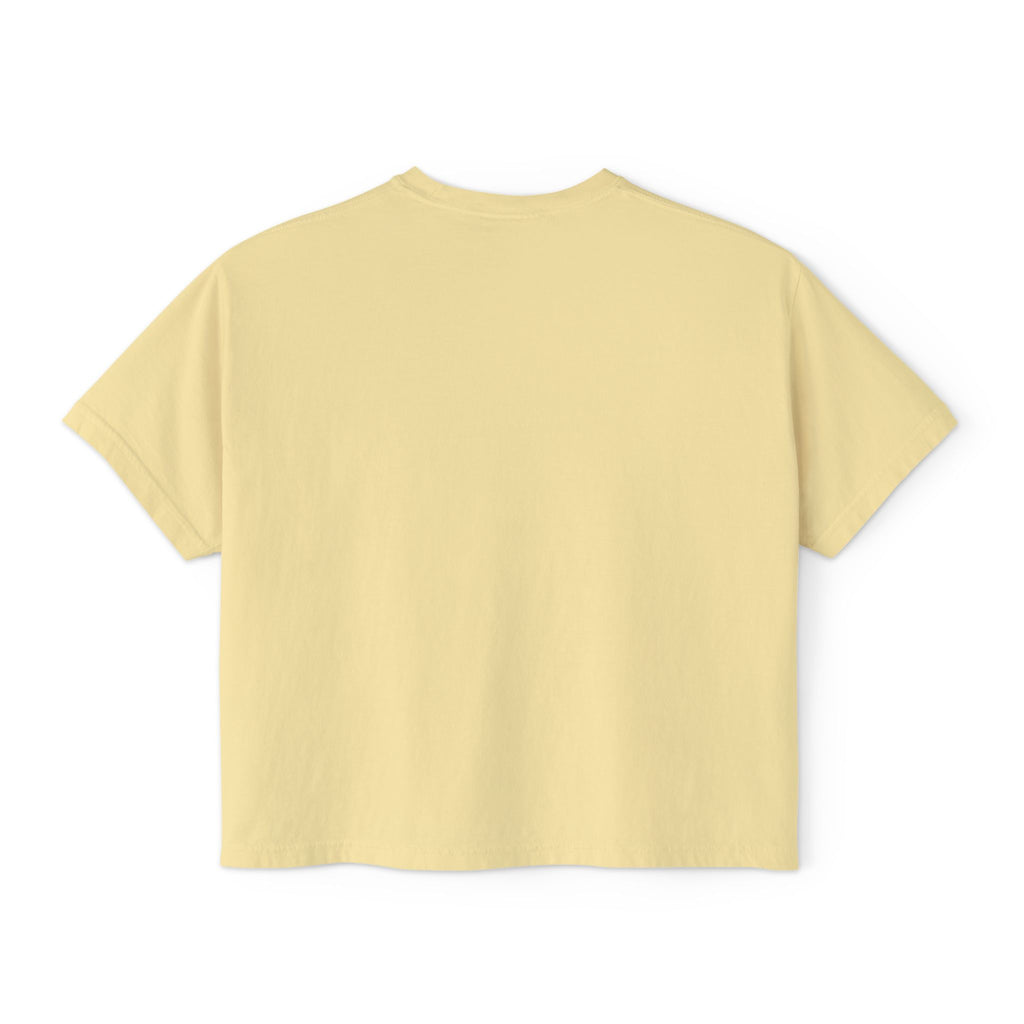 Retro Sunrise Flower Women's Boxy Tee