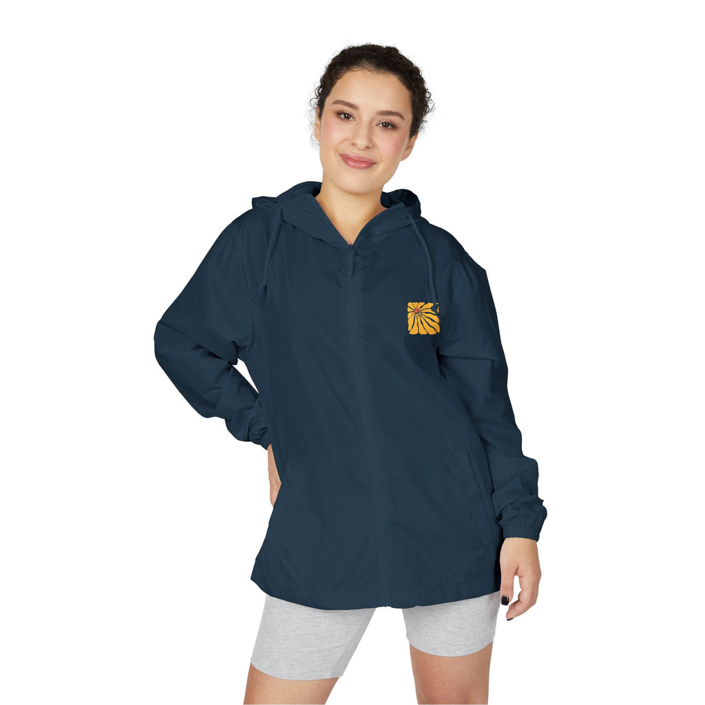 Sunburst Patch Windbreaker Jacket