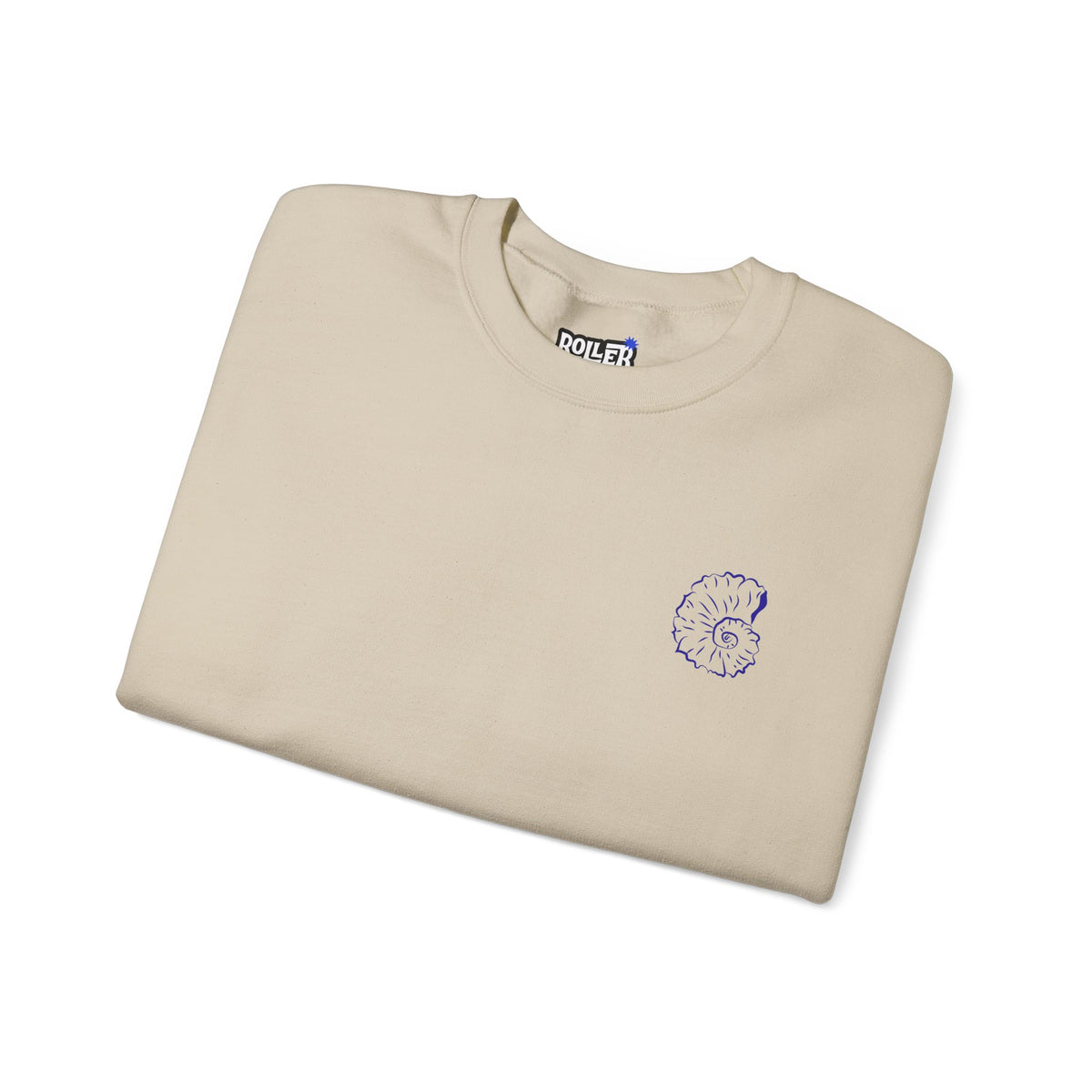 Sea Creature Crewneck Sweatshirt — Minimal Marine Illustration Pullover