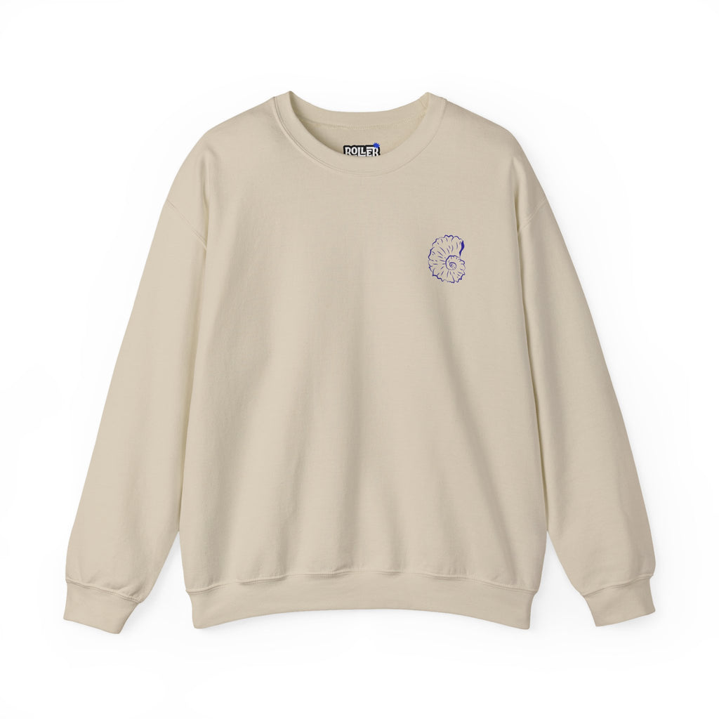 Sea Creature Crewneck Sweatshirt — Minimal Marine Illustration Pullover