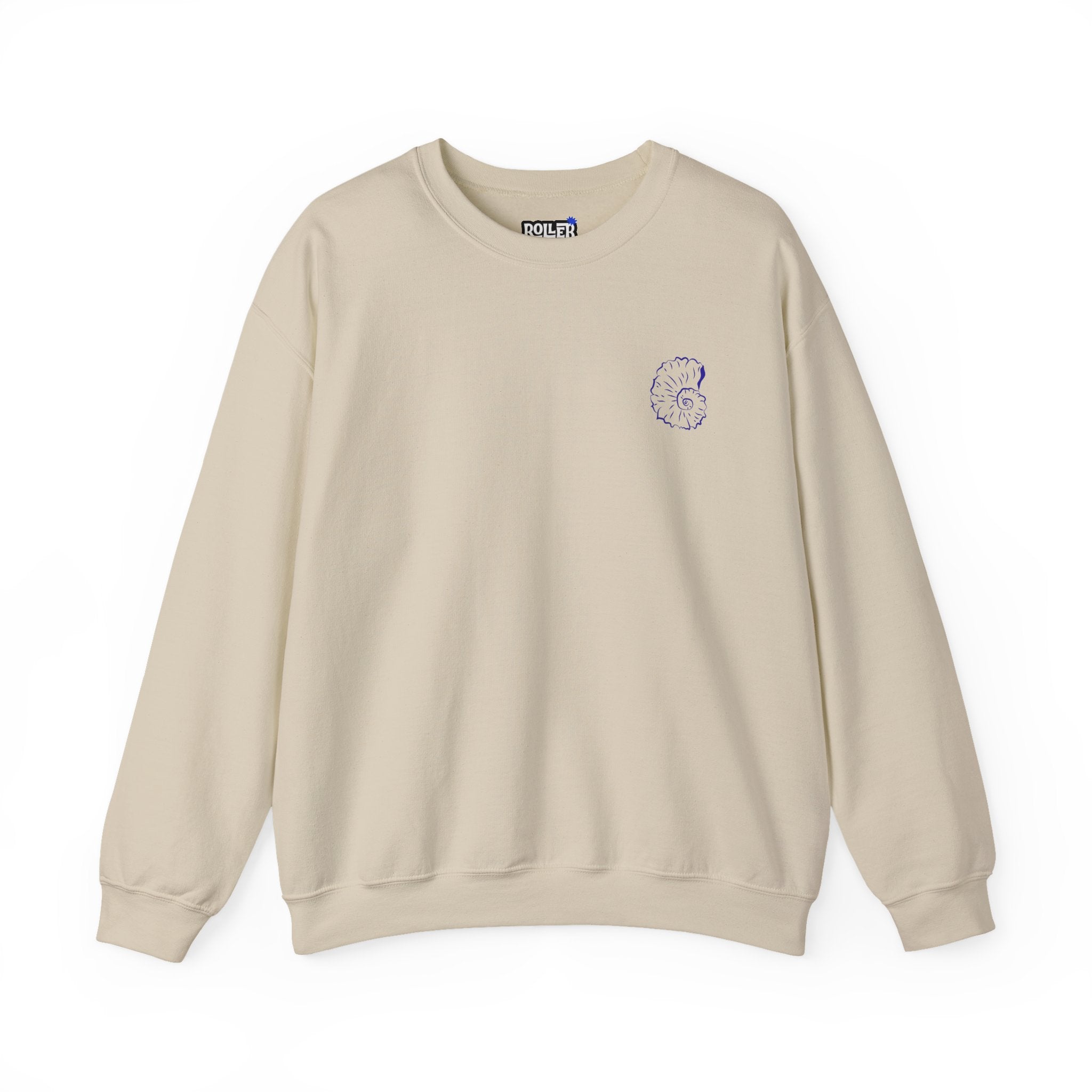 Sea Creature Crewneck Sweatshirt — Minimal Marine Illustration Pullover