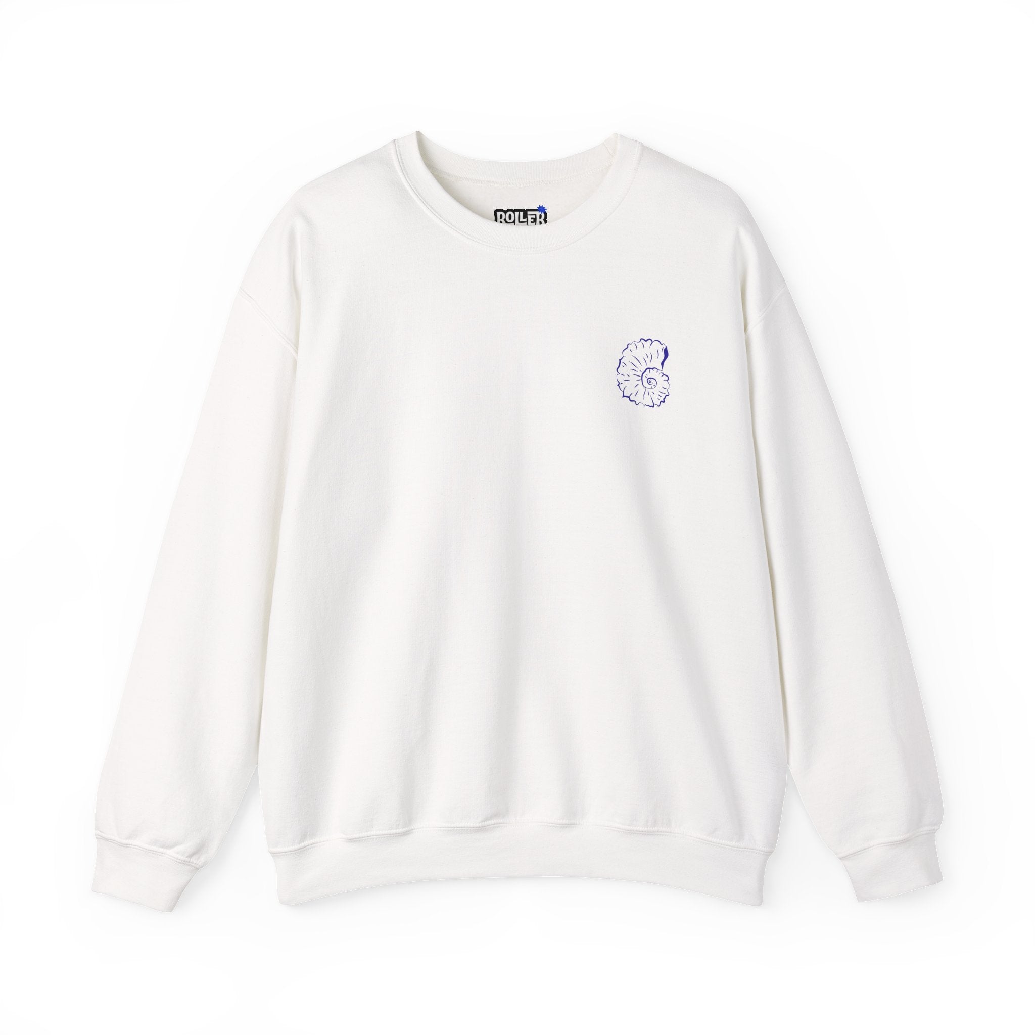 Sea Creature Crewneck Sweatshirt — Minimal Marine Illustration Pullover