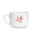 White Ceramic Latte Mug, 25oz