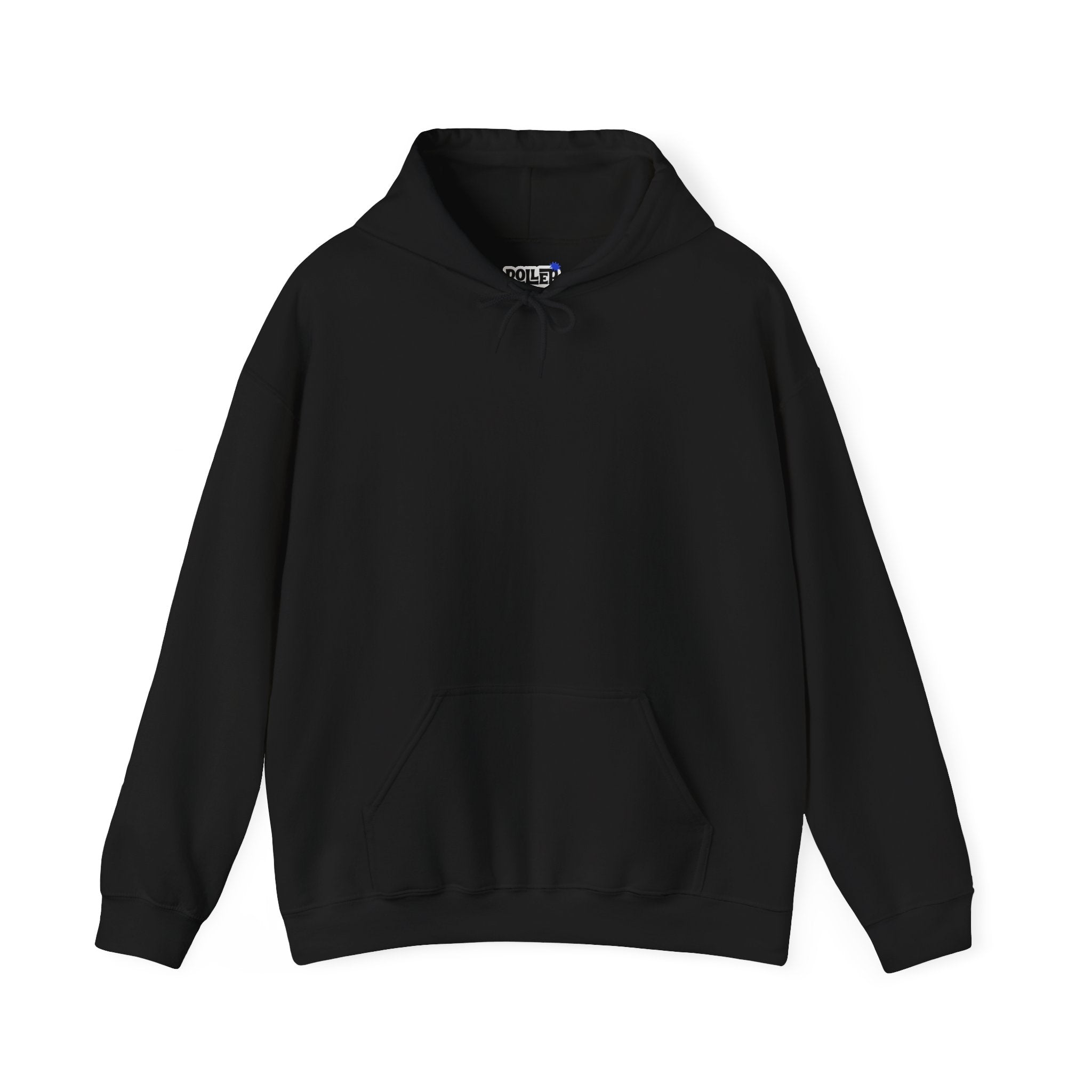 Minimalist Tarot Doodle Hoodie — Esoteric Symbols Back Print