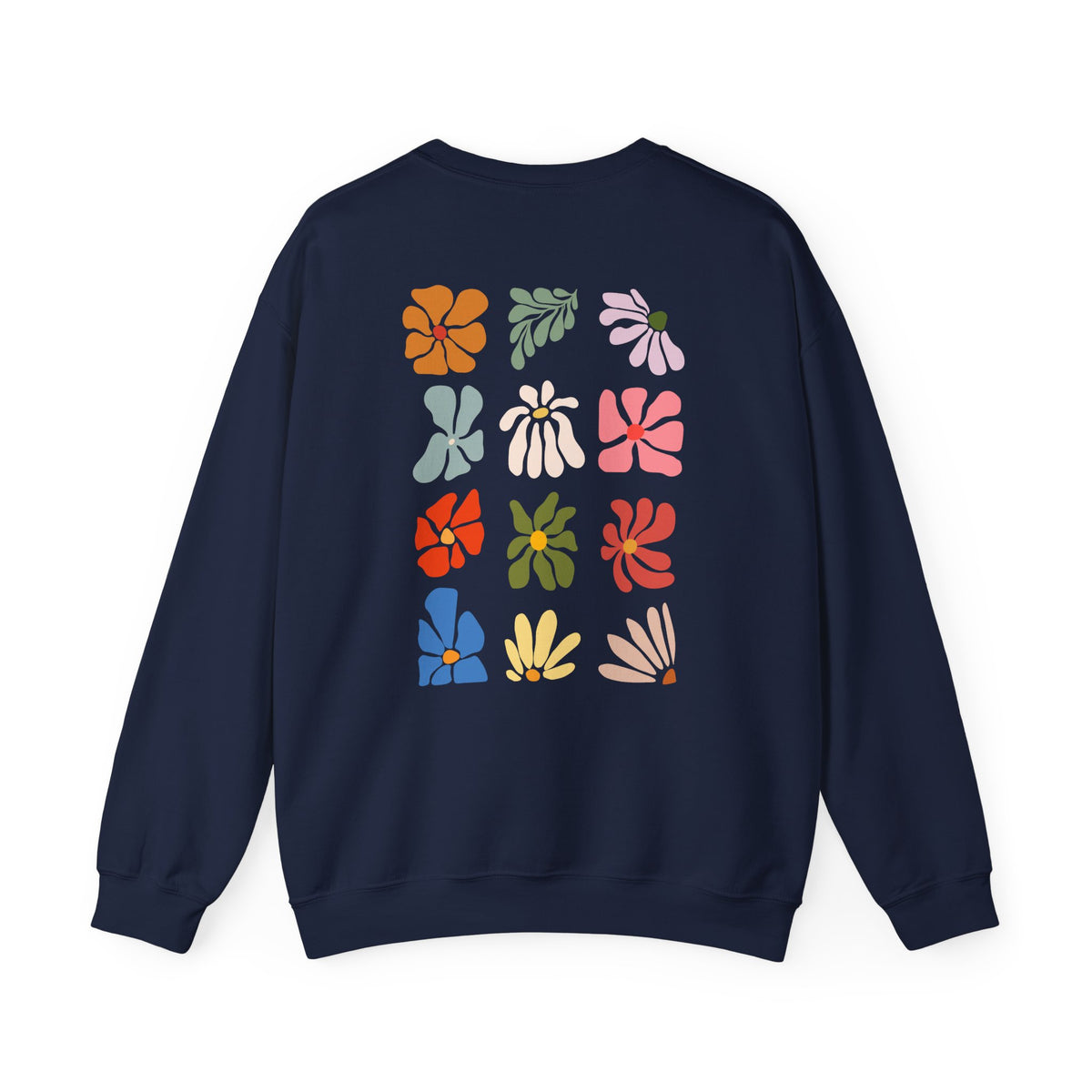 Floral Squares Crewneck Sweatshirt