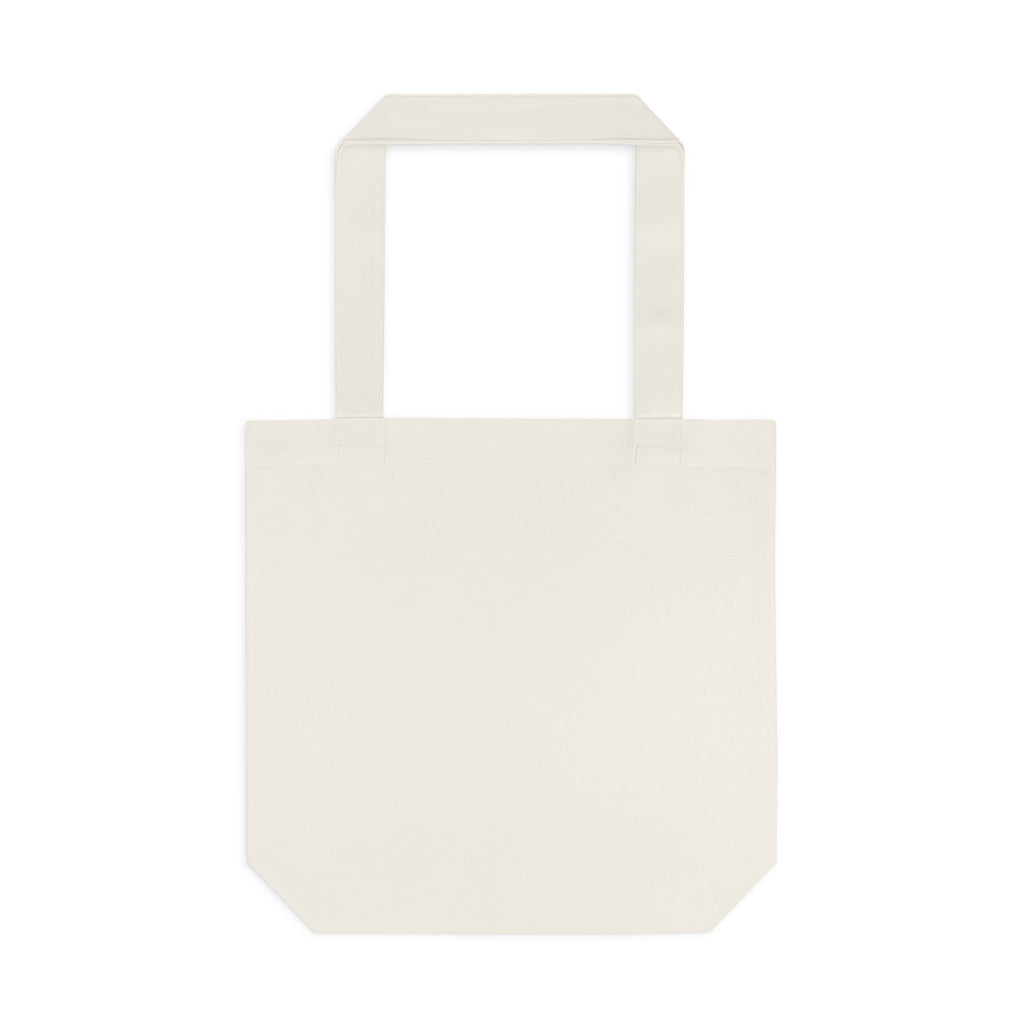 Yellow Daisy Square Tote — Cotton Tote Bag with Floral Puff Design