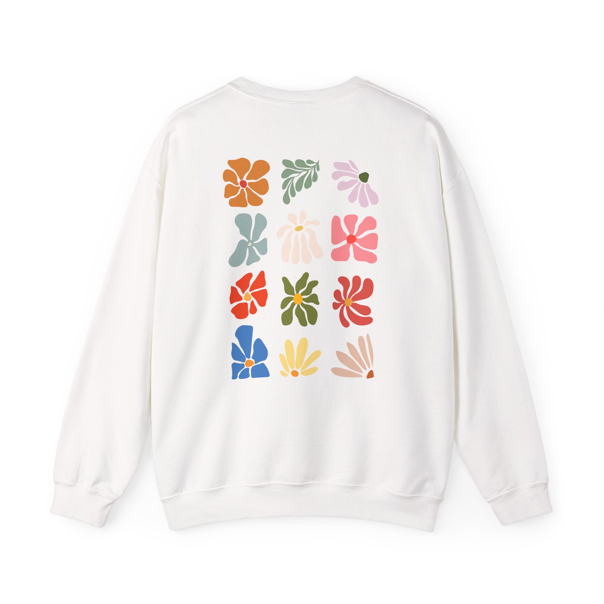 Floral Squares Crewneck Sweatshirt