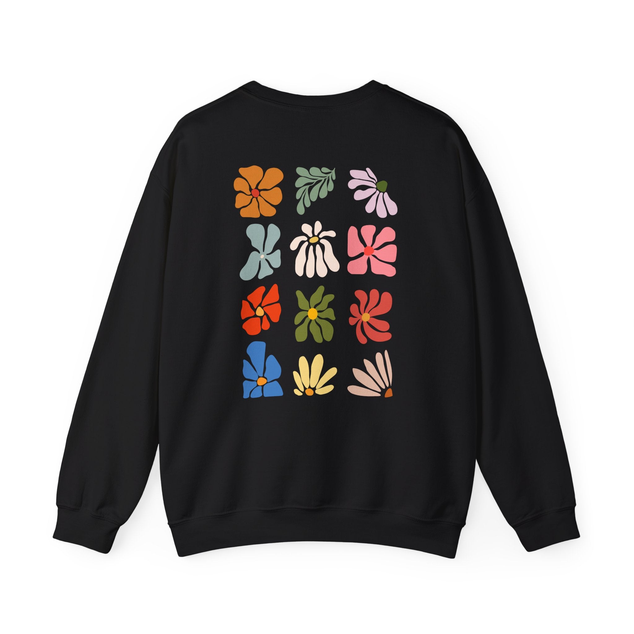 Floral Squares Crewneck Sweatshirt